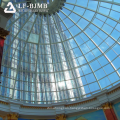 Prefab Space Frame Steel Tempered Laminated Glass Dome Skylight Building For Shopping Mall